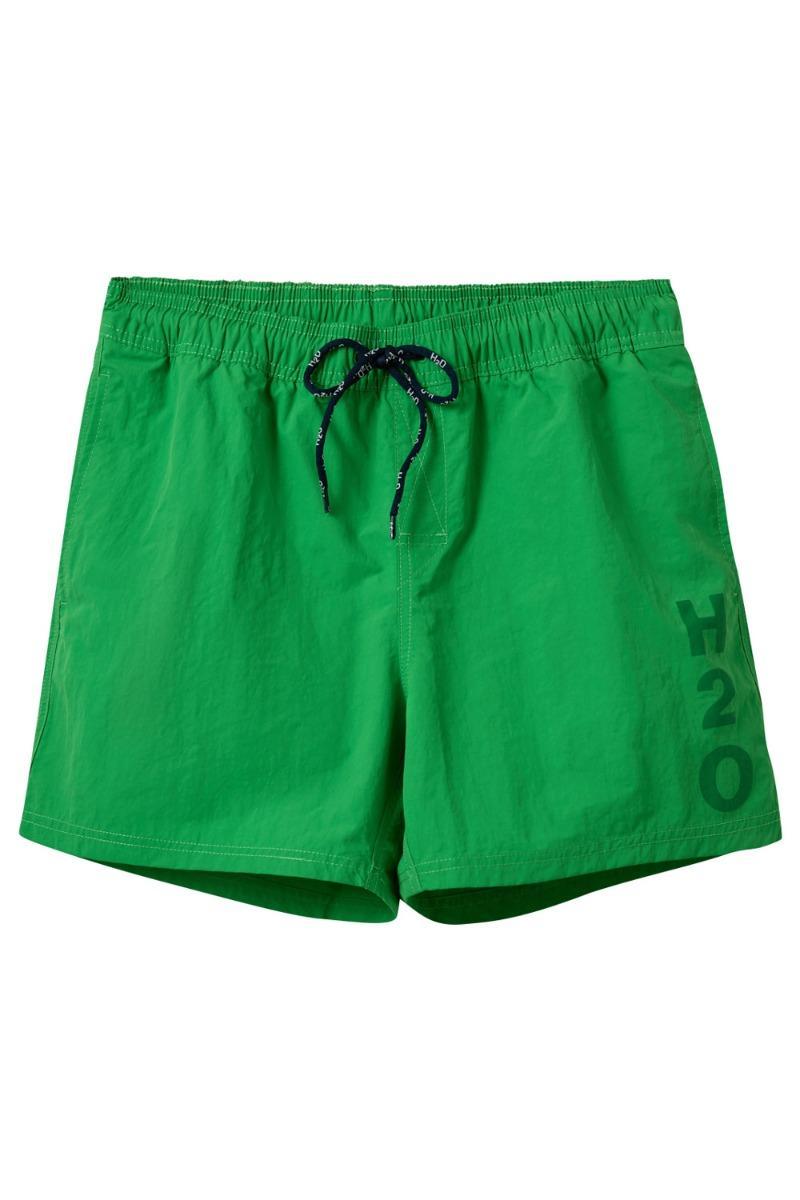 H2O - Græsgrønne Bade Shorts med Logo - Udsalg!