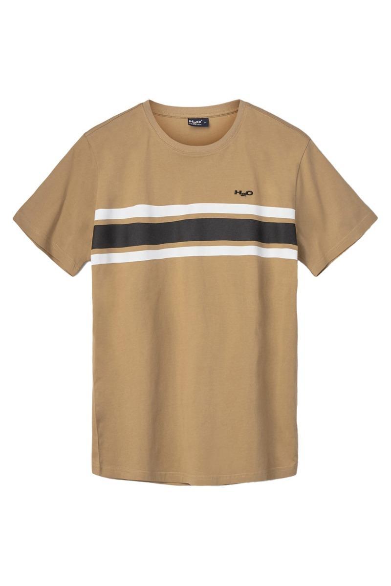H2O T-shirt - Basic Gilleleje Tee - Udsalg i Beige