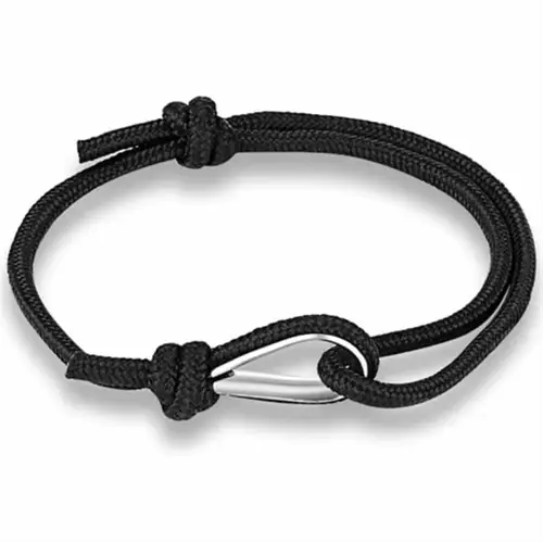 Sort Sejlerarmbånd fra Jewel Box - Hurtig levering!