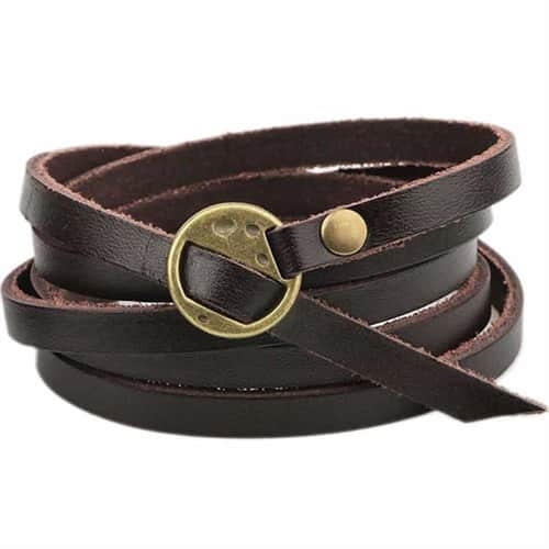 Læderarmbånd Strand
