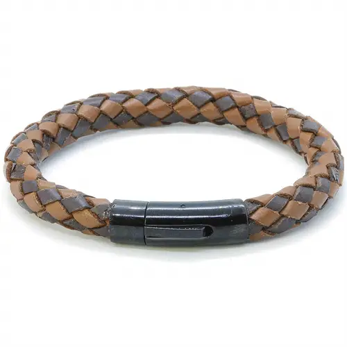 Armbånd Læder Mørklys