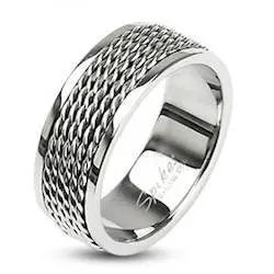 Hecta Herrering i Rustfrit Stål - Elegant Design
