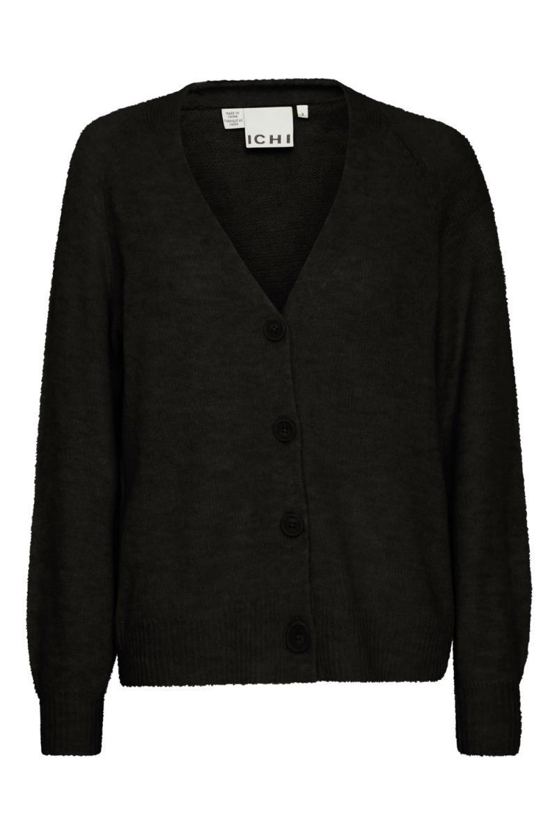Ichi - Cardigan - Ih Kamara Ca3 - Sort Udsalgstilbud