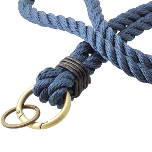Bybblå Sailor Nøglering - Stilfuld Sejlertype Keyhanger
