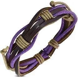 Ekstravagant brunt sejlerarmbånd til mænd fra Marjoe.dk