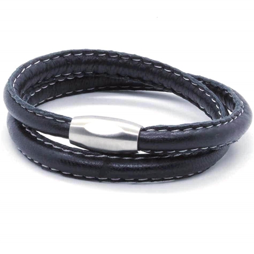 Læderarmbånd til Mænd i Kalveskind - Kvalitet og Stil