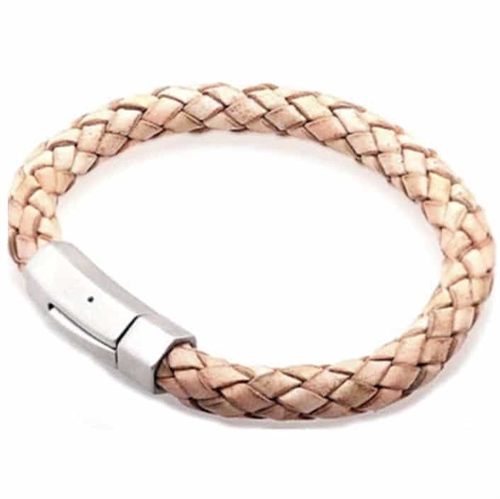 Læderarmbånd I Naturlæder