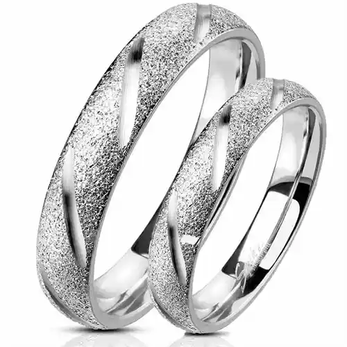 Marea Sandbruch Ædelstål Ring – Perfekt til Forlovelse!