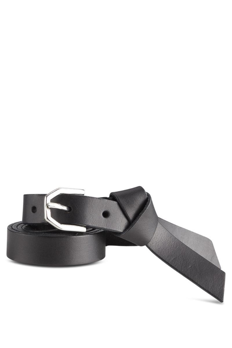 Markberg - Bælte - Babette Belt - Sort med knudedetalje