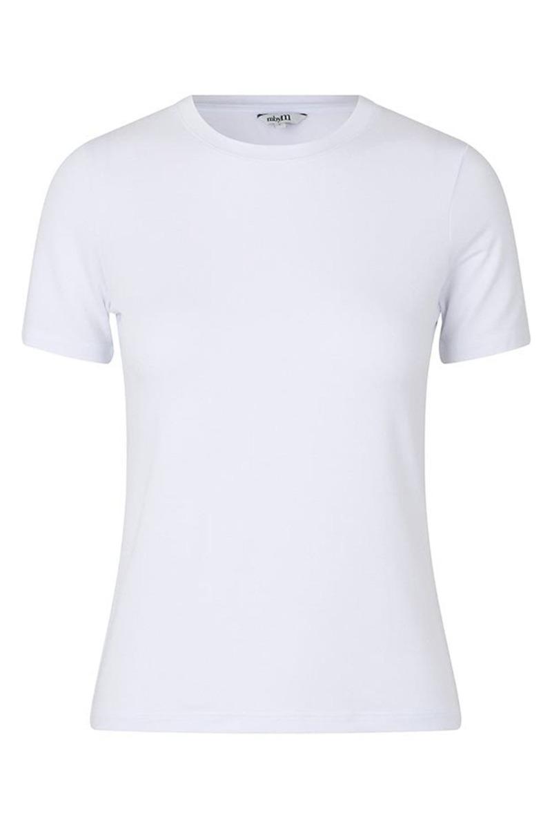 Mbym - T-shirt - Julie-m - Optisk Hvid på Udsalg