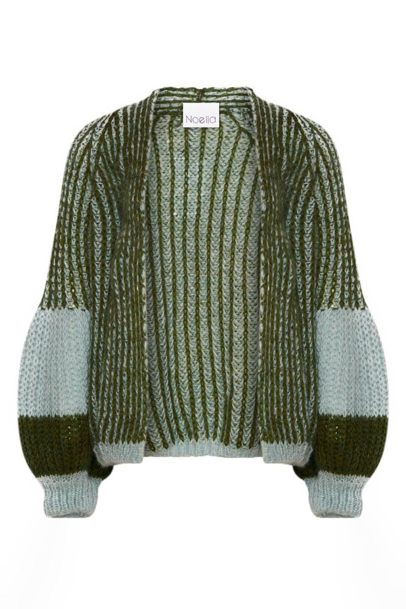 Noella - Strik - Liana Knit Cardigan - Light Bluearmy