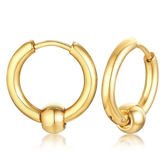 ørering Med Stålkugle Golden 1 Stk