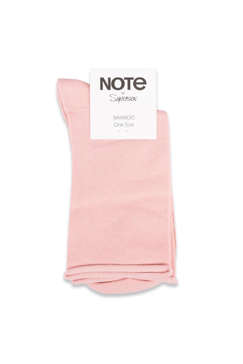 Oroblu - Strømper - Note Woman Bamboo Roll Top - Lys Rosa