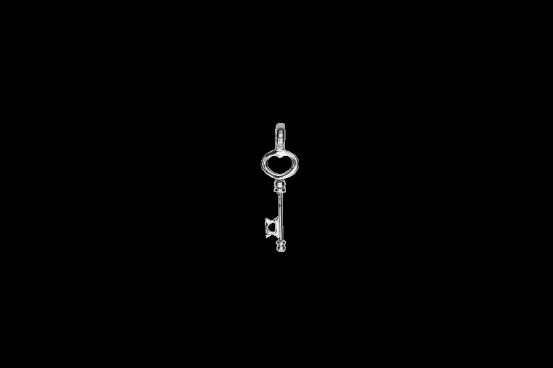 Ix Key Charm Silver