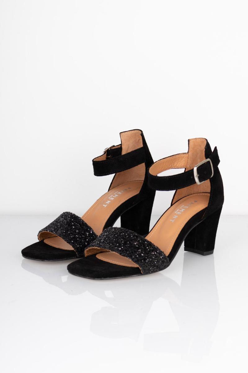 Pavement - Lykke Stiletter - To Tone med Glitter Udsalg
