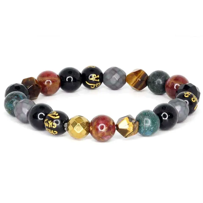 Orient Perlearmbånd 10mm med Naturperler - Unik Stil!