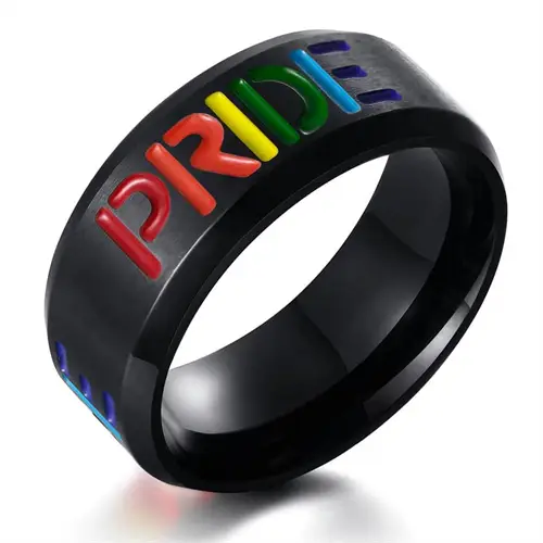 Blackcoat Pride Ring i rustfrit stål - Hurtig levering!