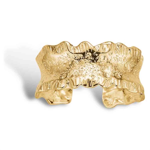 Aeolus Ring - Justerbar 14k Guldbelagt Smykke