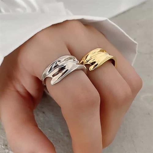 Delia Ring i Sterling 925 - Elegant Justerbar Smykke