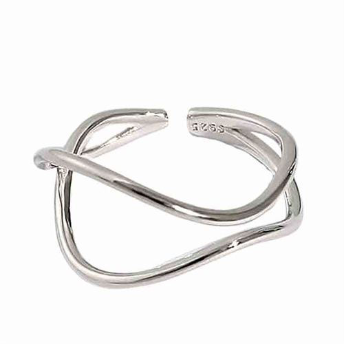 Tynd Linie 925 Sterling Fingerring - Elegant Smykke!