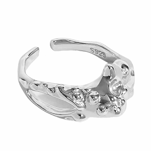 Minerva Ring i Sterling Sølv - Justerbar Smykke