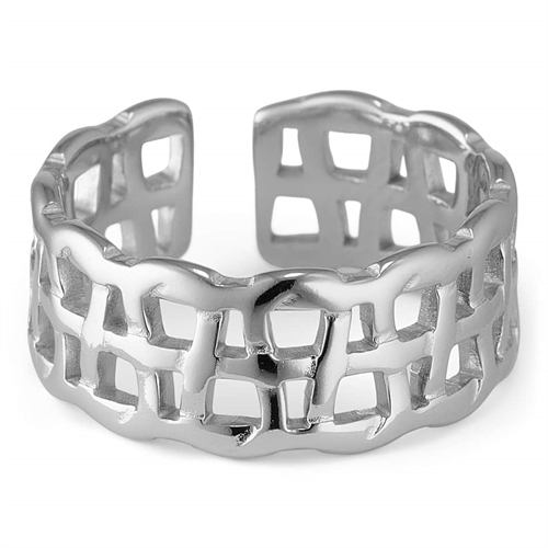 Blyin Fingerring I ædelstål