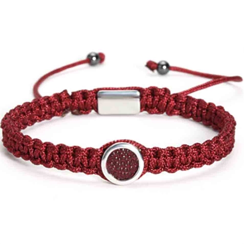 Rød Sting Armbånd - Elegant Macrame Smykke til Hverdag