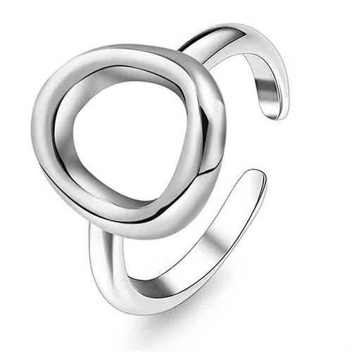 Ekho Ring i Ædelstål - Justerbar og Elegant Smykke