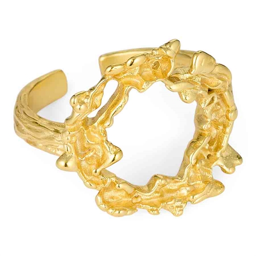 Odysseus Ring i Guld - Justerbar Smykke til Alle Anledninger