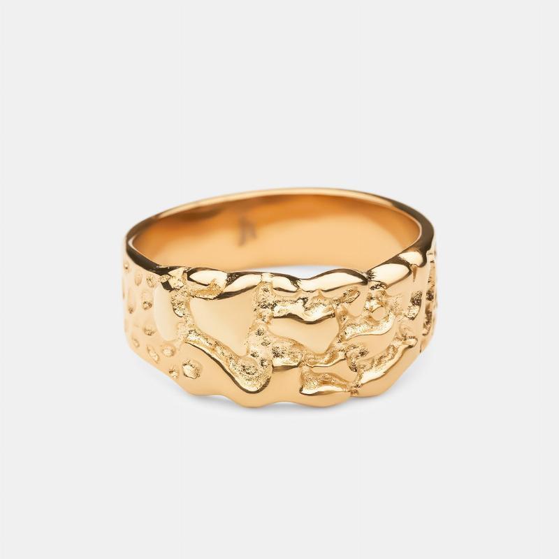 Meteor Celestial Ring - 18K Guldbelagt Elegance