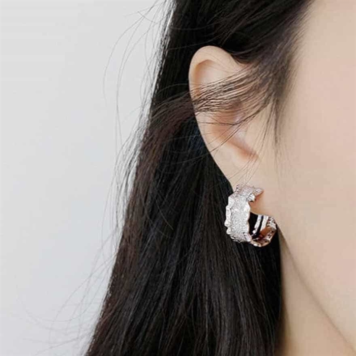 Ear Aeolus ørering i 18K sterling sølv - Sælges pr. stk.