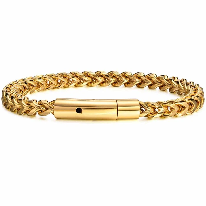 Ox Guld Stålarmbånd - Elegant Design til Mænd