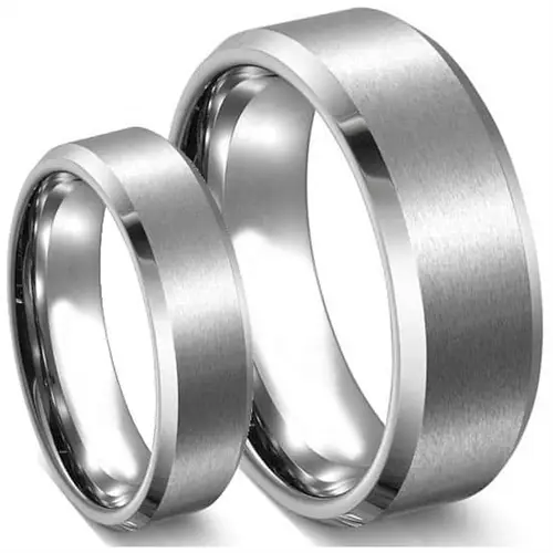 Kvalitets forlovelsesring i rustfrit stål - Marjoe.dk