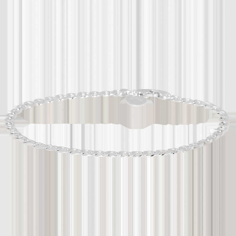 Ix Curb Marina Armbånd i Sølv - Klassisk Design!