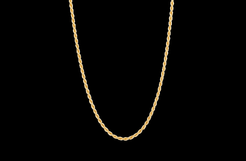 Ix Rope Chain Smykke - 100% Genanvendt Guldbelagt Sølv