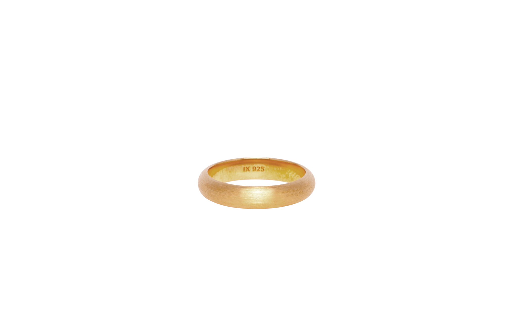 Ix Quinn Ring - Klassisk Unisex Smykke i Guld