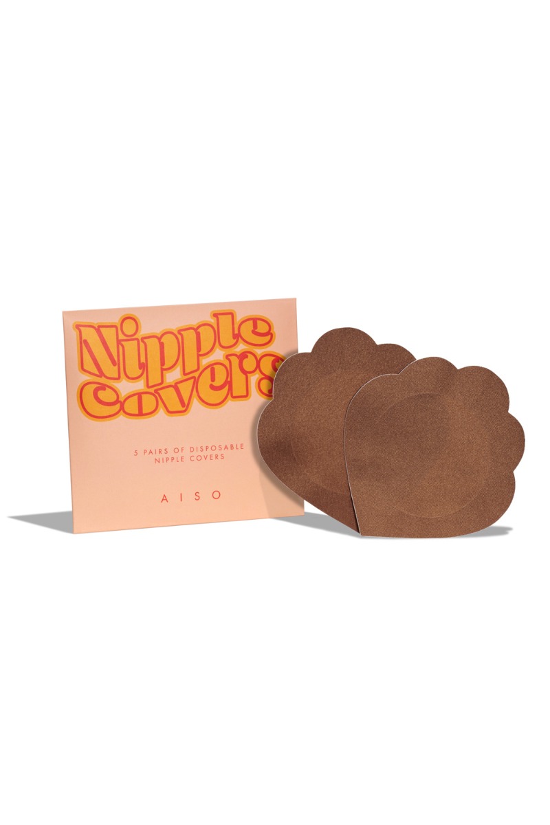 Aiso - Nipple Covers - Cholo - Engangs i Peach 9,3 cm