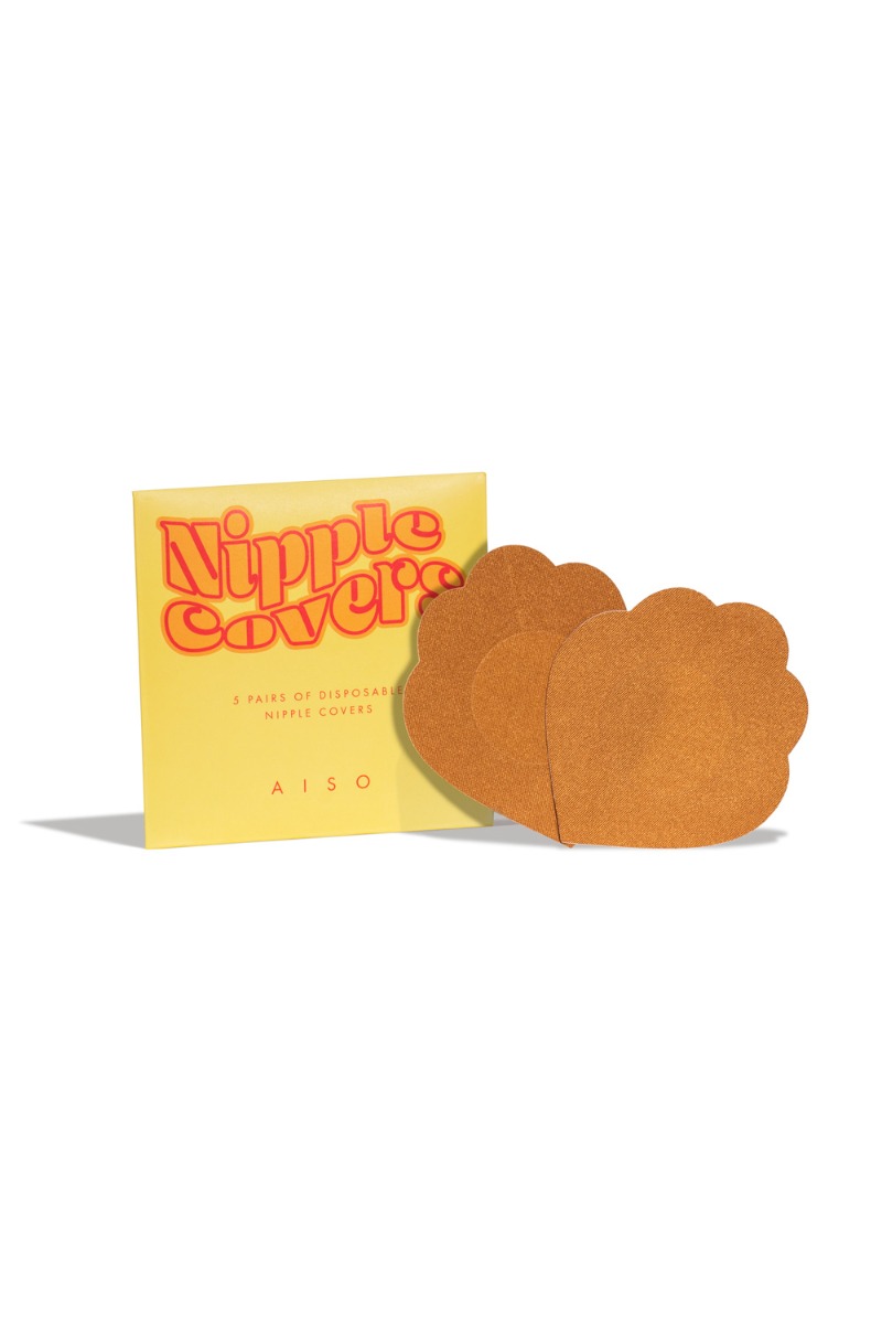 Aiso - Nipple Covers i bomuld - 5 par engangs covers