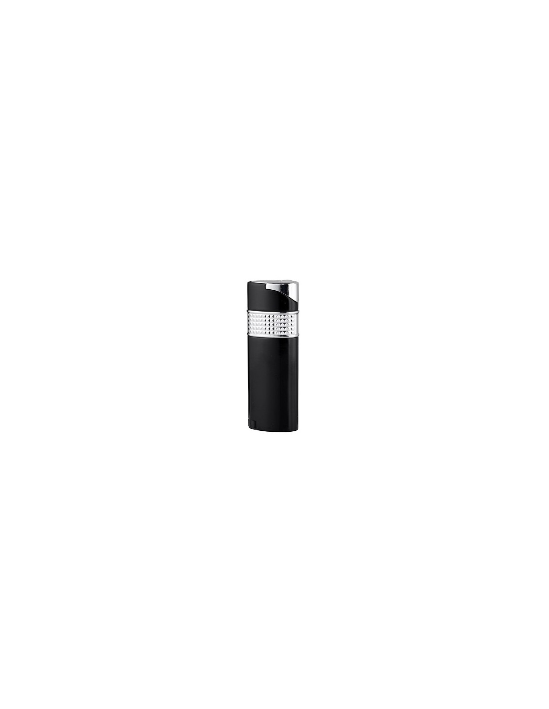 Eurojet Lady Jet Lighter i Krom og Sort - Stilfuld Lighter