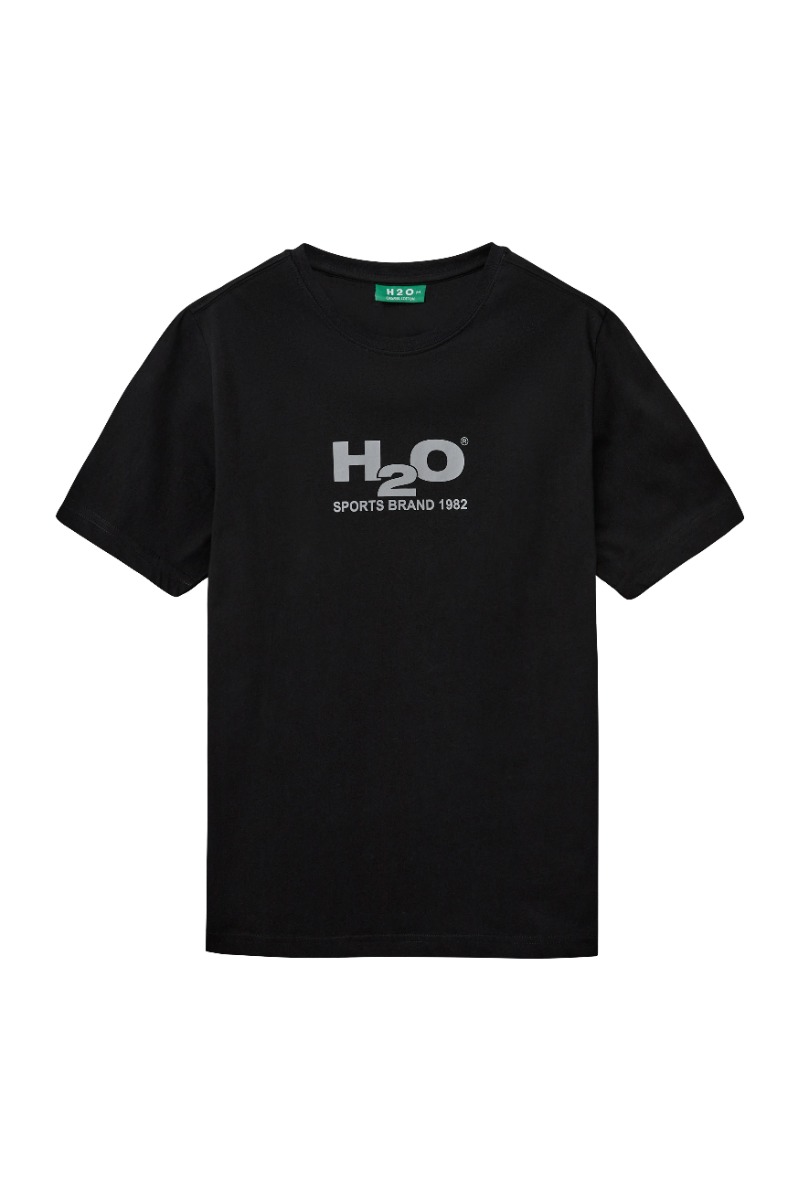 H2o - T-shirt - Logo Tee - Blackgrey