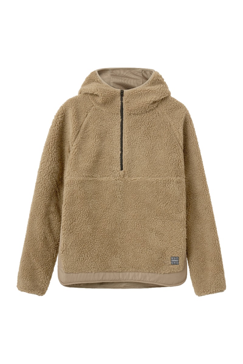 H2O Anorak i Teddy - Unisex Jakke i Camel Farve