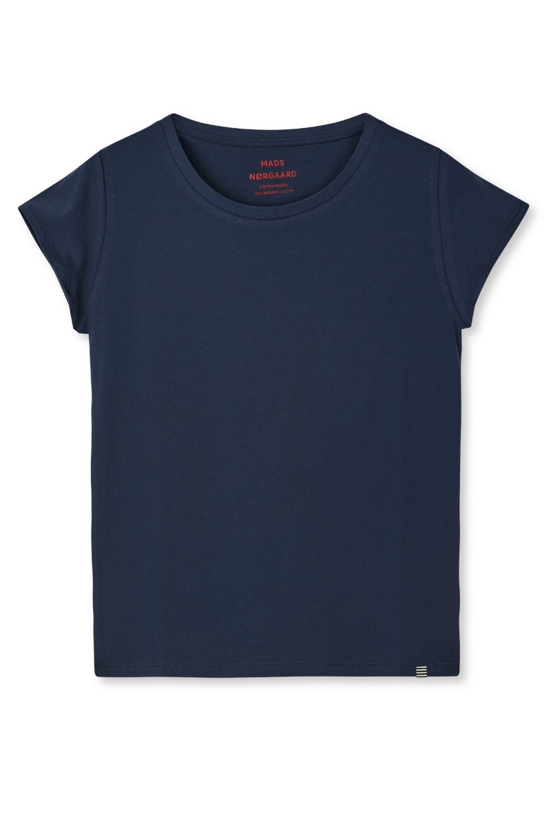 Mads Nørgaard T-shirt i Økologisk Bomuld - Parisian Night