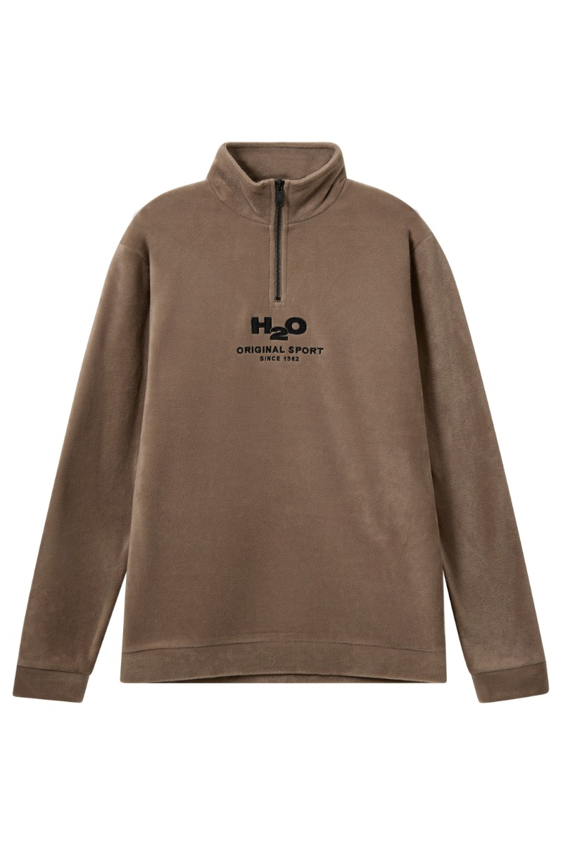 H2O Fleece Blåvand II med Høj Hals - Dusty Oak