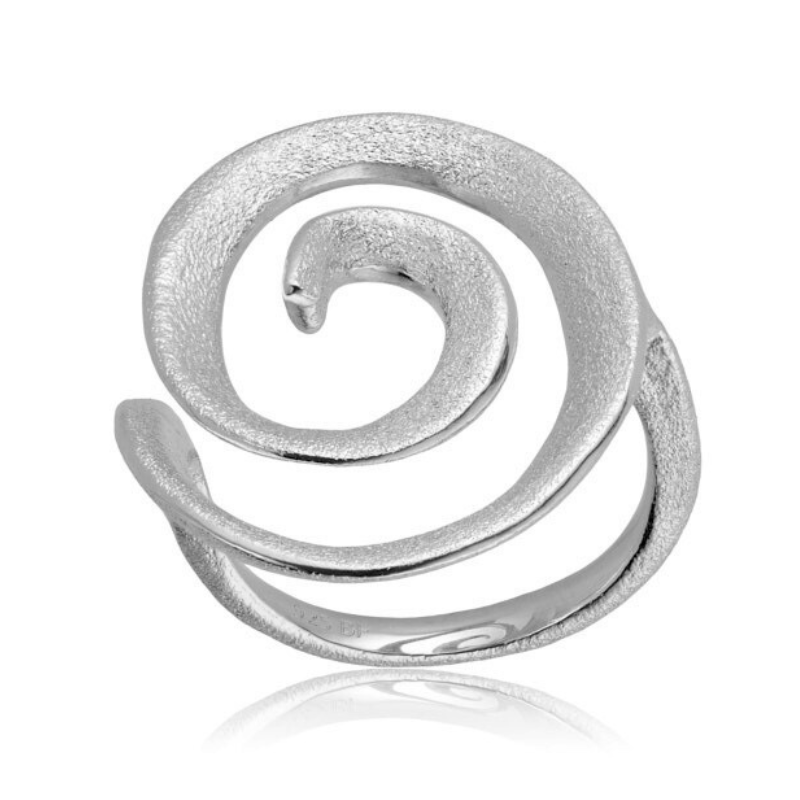 Sølvring Med Kant - 66