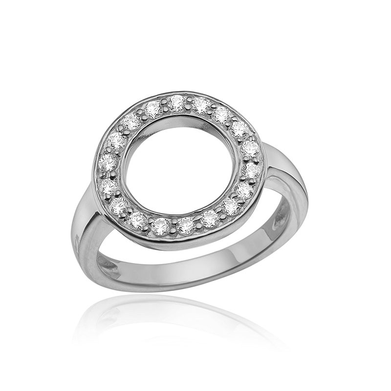 Sølvring med Zirkoner - Elegant Design til Favoritter