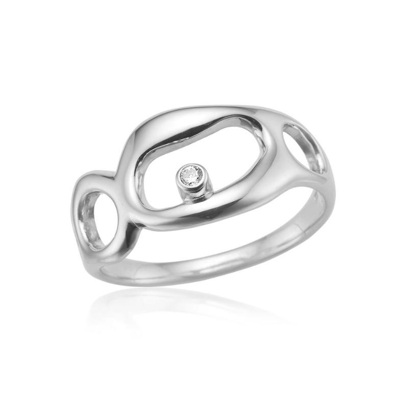 Sølvring med Zirkonia – Elegant design til enhver lejlighed