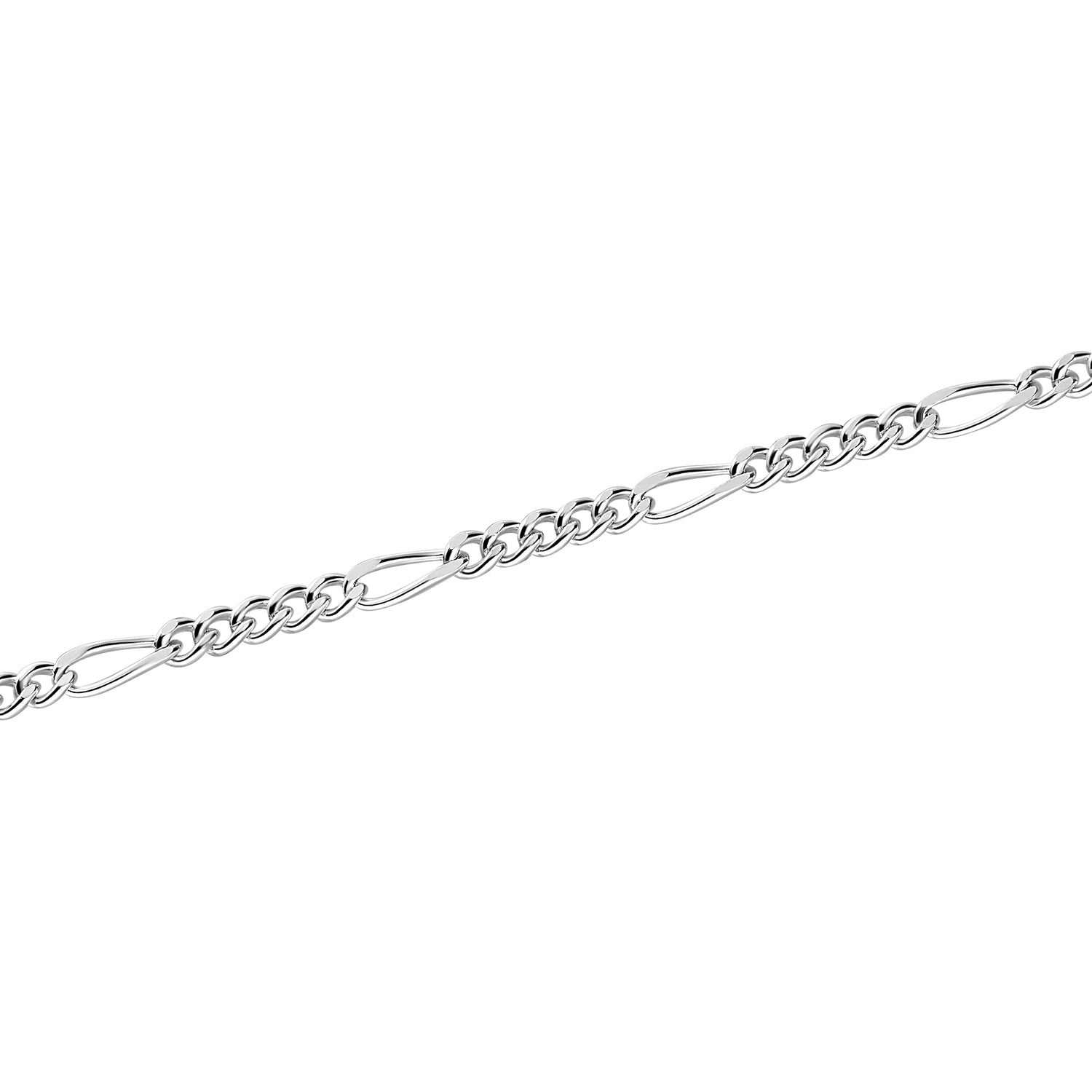 Diamantskåret Figaro Kæde - Evighedssmykke under 1000 Kr.