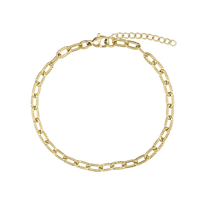 Forgyldt Stål Armbånd - Vandfast og Holdbart Smykke