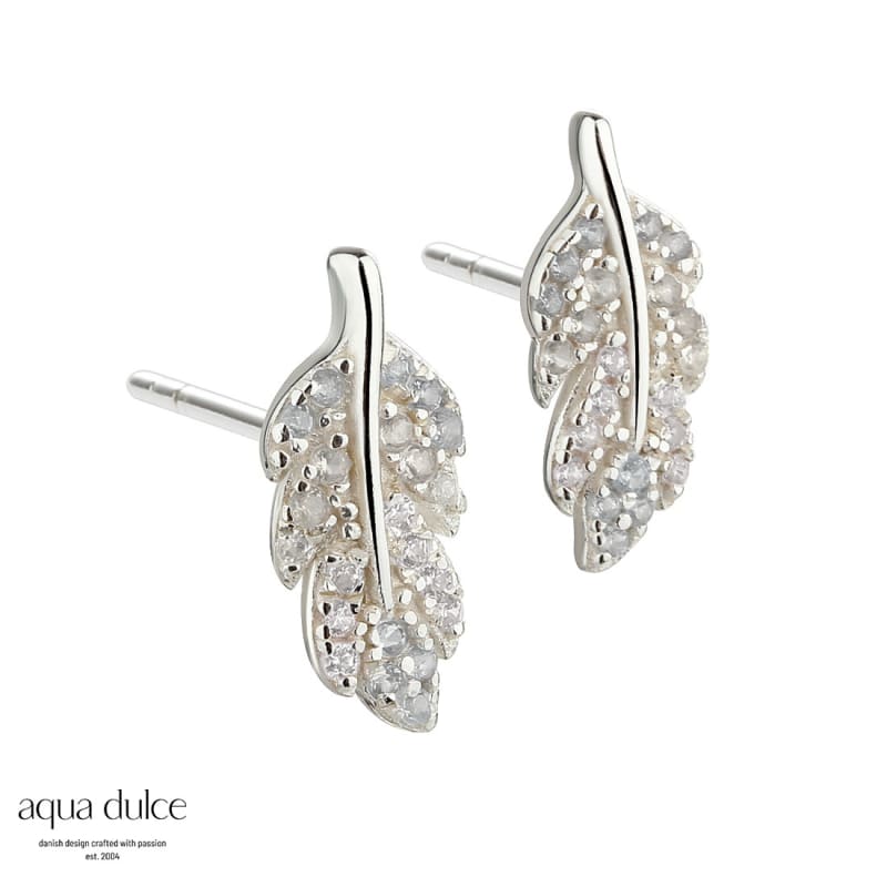 Leona Earstud Silver