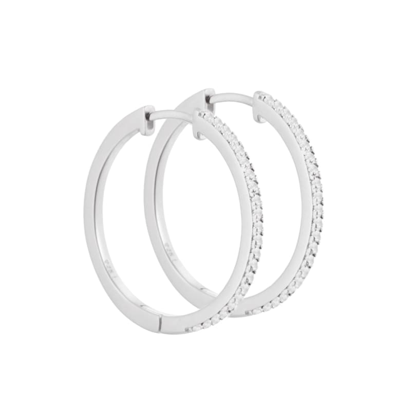 Raya Hoop 25 Mm Silver